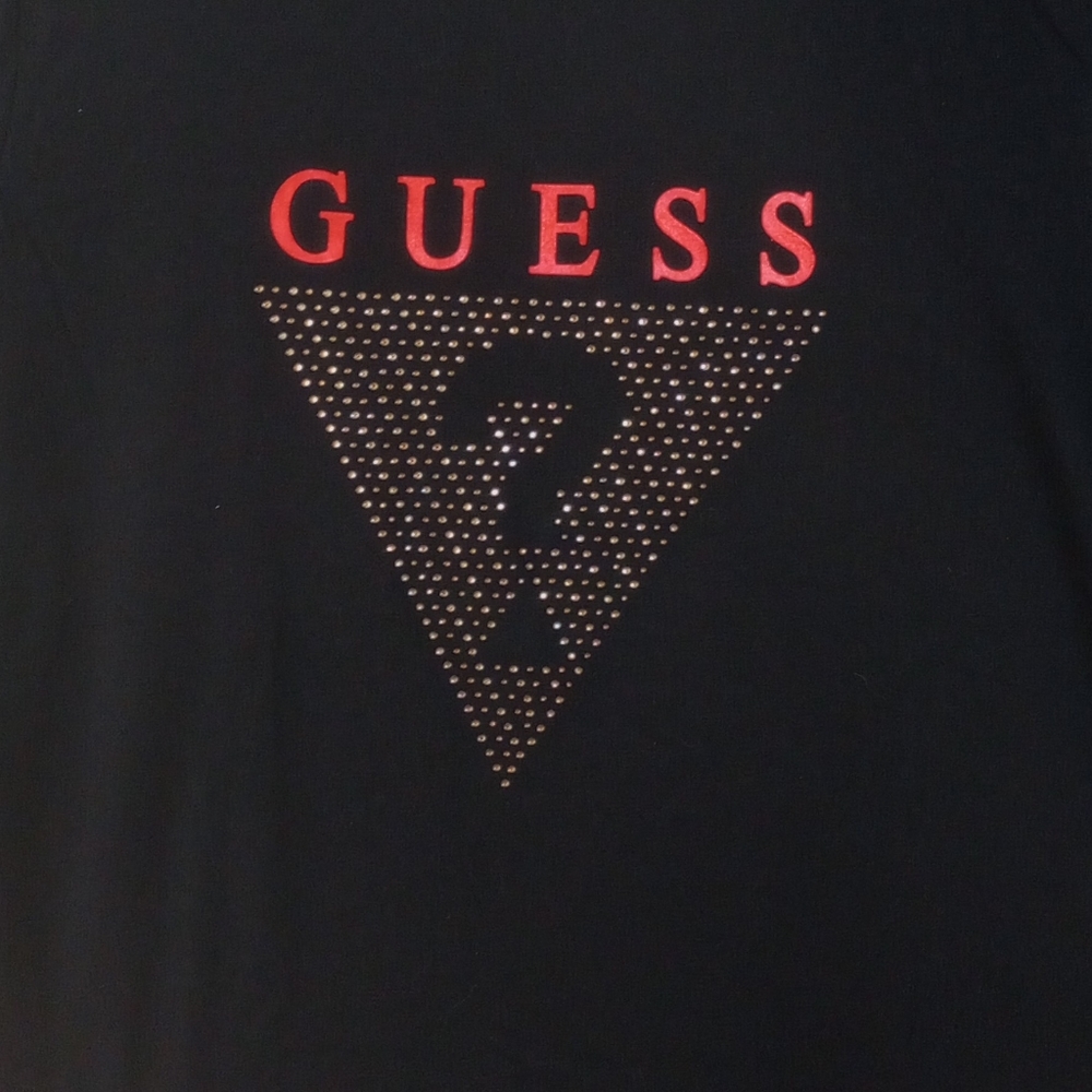 GUESS, black TShirts,size: large , long sleeve - Picture 3 of 8